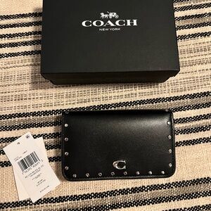 Coach Slim Card Case NWT